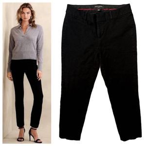 Banana Republic | Sloan Black Skinny Ankle Trouser Black Slacks Size 6